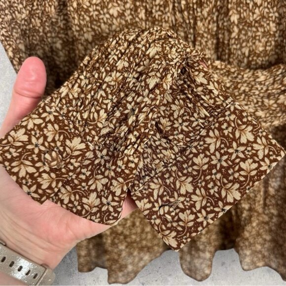 Sezane Mirta Blouse Womens Size 34 French US 2 Top Mock Neck Ruffle Sheer Boho - Picture 8 of 14